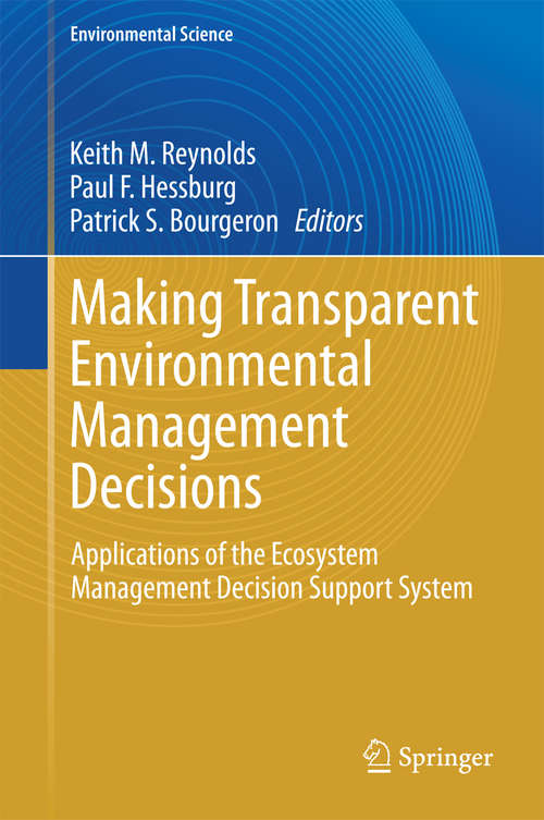 Book cover of Making Transparent Environmental Management Decisions