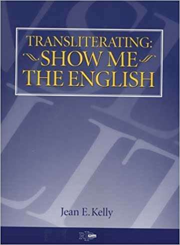 Transliterating Show Me the English