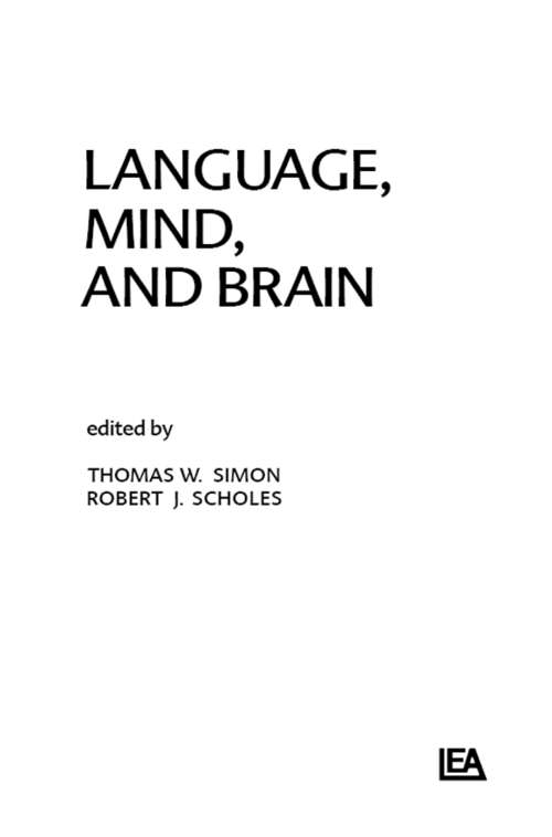 Language, Mind, and Brain