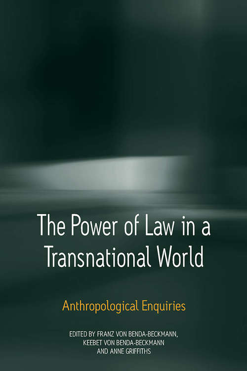 Book cover of The Power Of Law In A Transnational World
