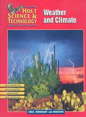 Book cover of Holt Science And Technology: Weather and Climate