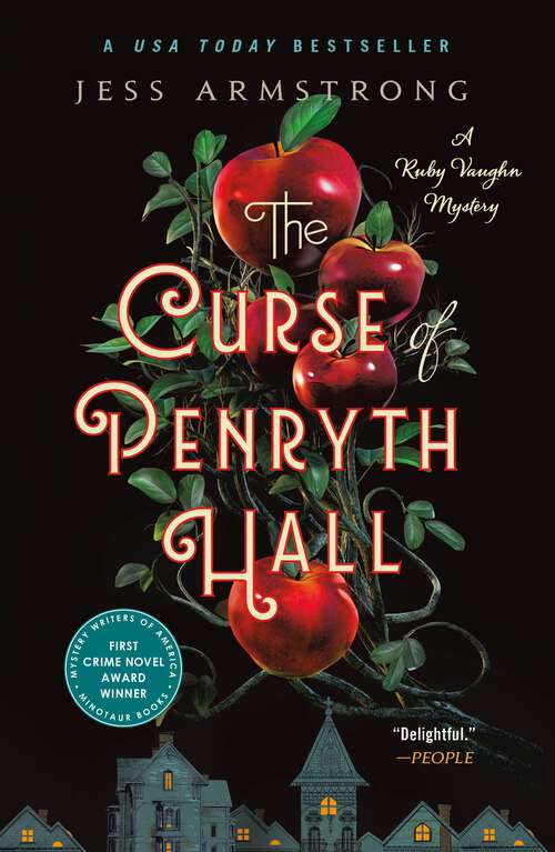 Book cover of The Curse of Penryth Hall: A Mystery (Ruby Vaughn Mysteries #1)