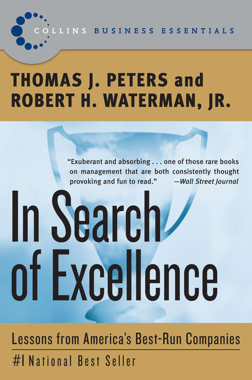 Book cover of In Search of Excellence