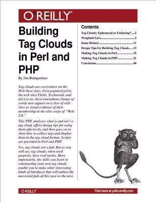 Book cover of Building Tag Clouds in Perl and PHP