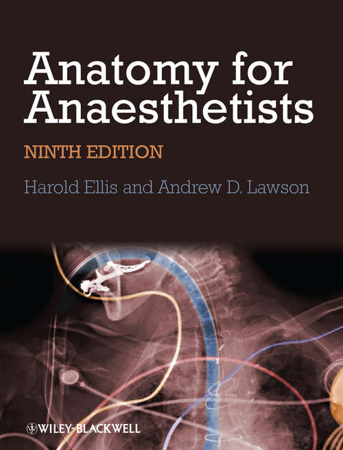 Book cover of Anatomy for Anaesthetists