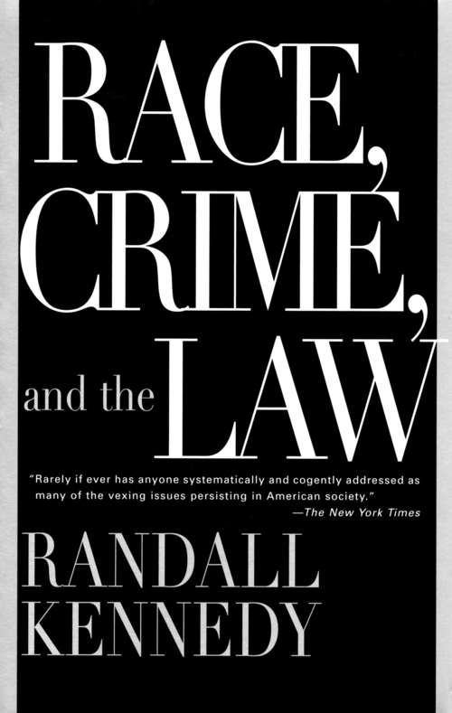Book cover of Race, Crime, and the Law
