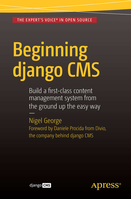 Book cover of Beginning django CMS
