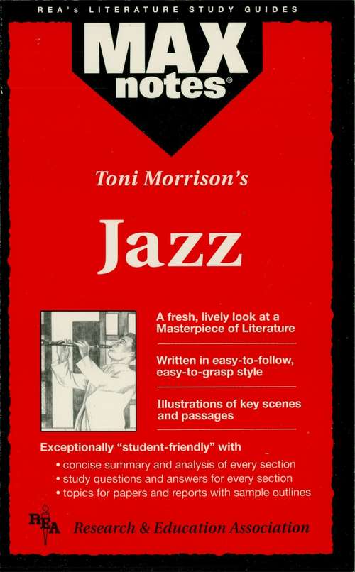 Book cover of Jazz (MAXNotes Literature Guides)