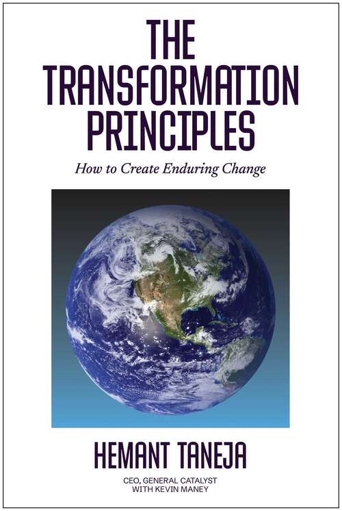 Book cover of The Transformation Principles: How to Create Enduring Change