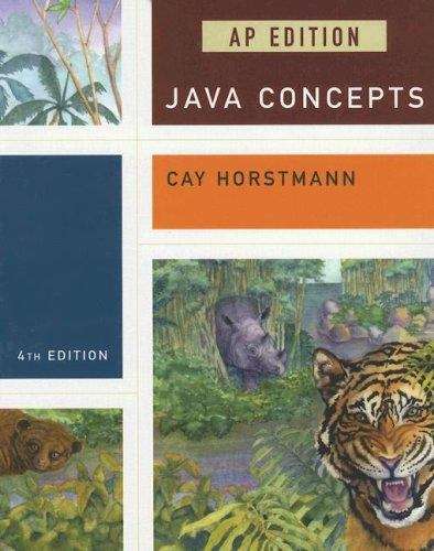 Book cover of Java Concepts: AP Edition (Fourth Edition)