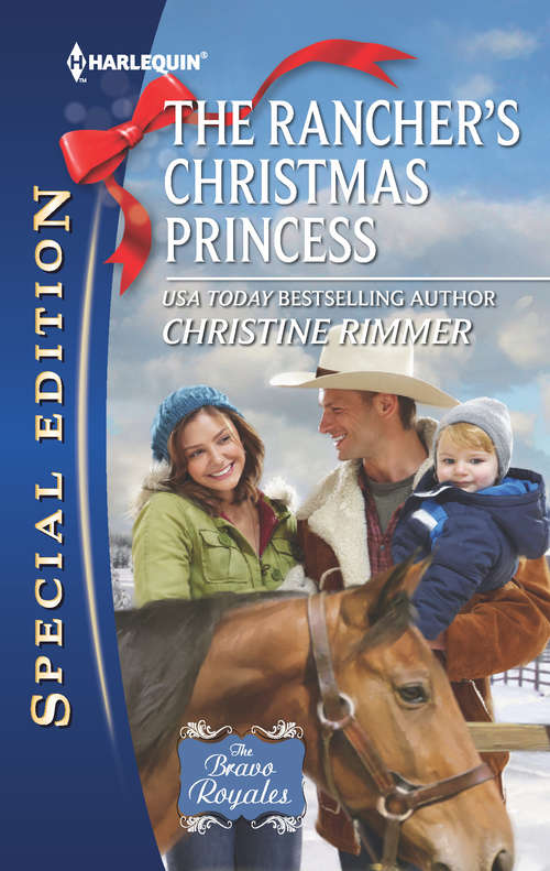 Book cover of The Rancher's Christmas Princess