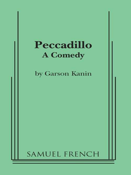 Book cover of Peccadillo