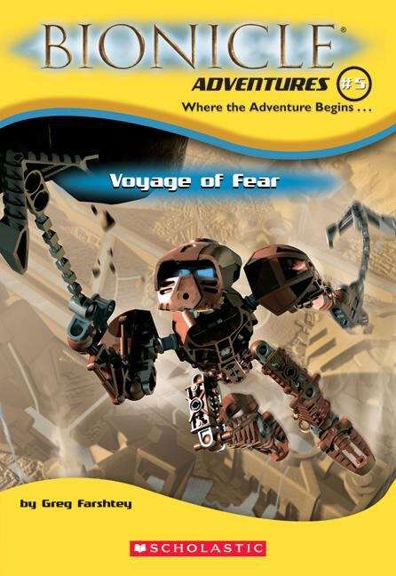 Book cover of Voyage of Fear (Bionicle Adventures #5)