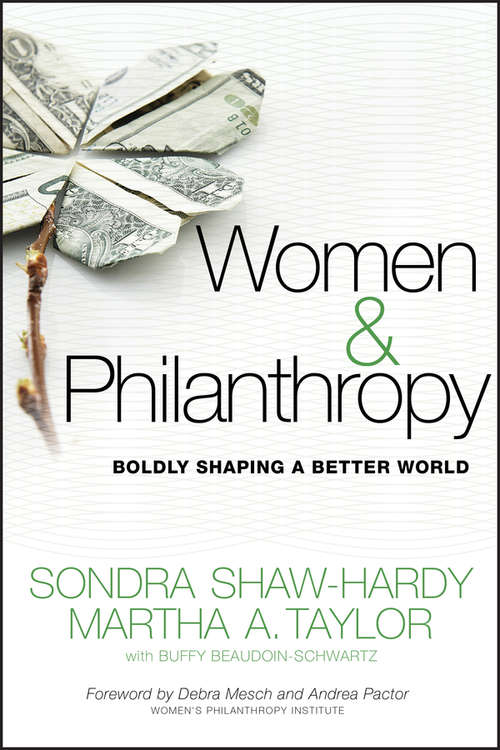 Book cover of Women and Philanthropy