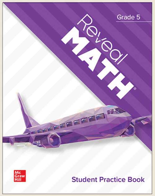 Book cover of Reveal Math Grade 5 Student Practice Book (Reveal Math)