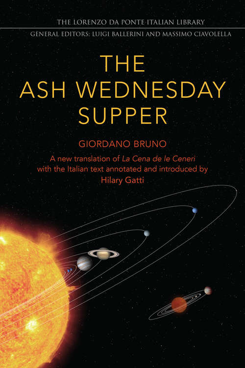 Book cover of The Ash Wednesday Supper: A New Translation (Lorenzo Da Ponte Italian Library #4)
