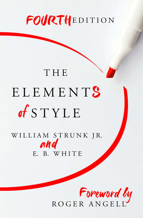 Book cover of The Elements of Style