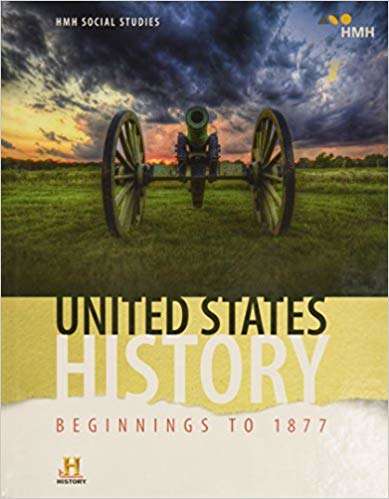 Book cover of United States History: Beginnings to 1877