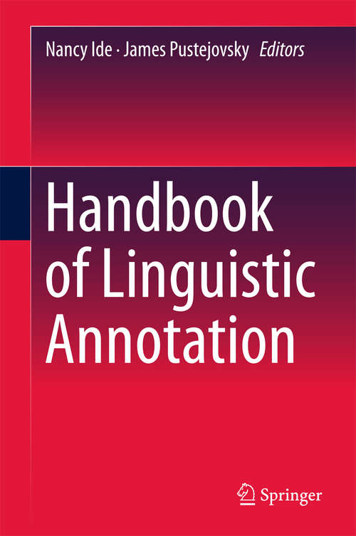 Book cover of Handbook of Linguistic Annotation