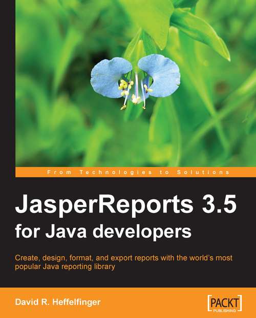 Book cover of JasperReports 3.5 for Java Developers