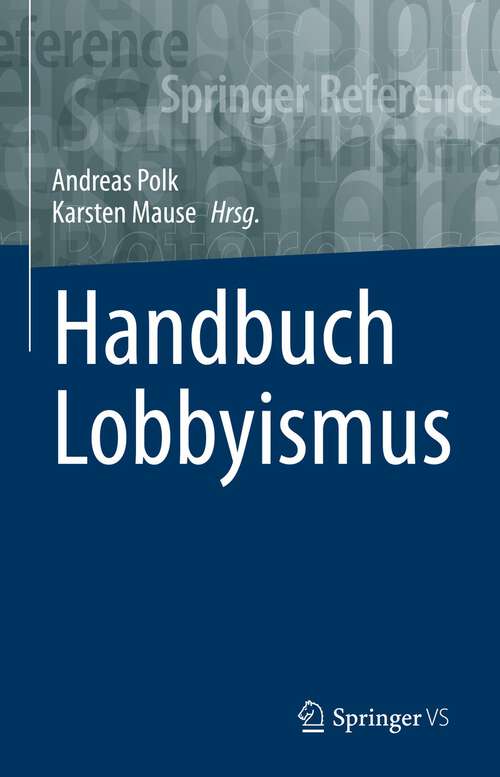 Handbuch Lobbyismus