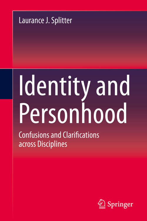 Book cover of Identity and Personhood