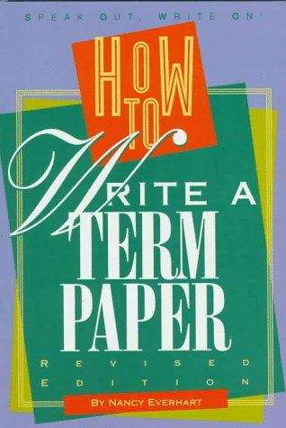 Book cover of How to Write a Term Paper