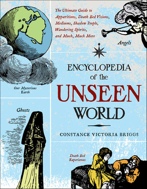 Book cover of Encyclopedia of the Unseen World: The Ultimate Guide to Apparitions, Death Bed Visions, Mediums, Shadow People, Wandering Spirits, and Much, Much More