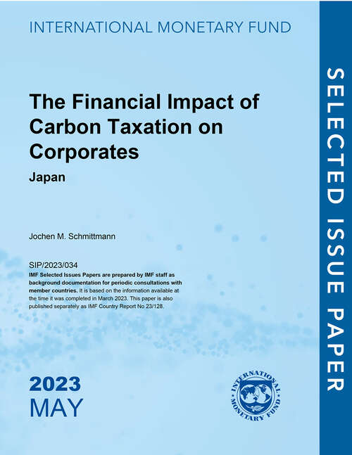 Book cover of The Financial Impact of Carbon Taxation on Corporates: Japan