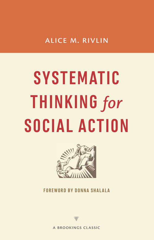 Book cover of Systematic Thinking for Social Action