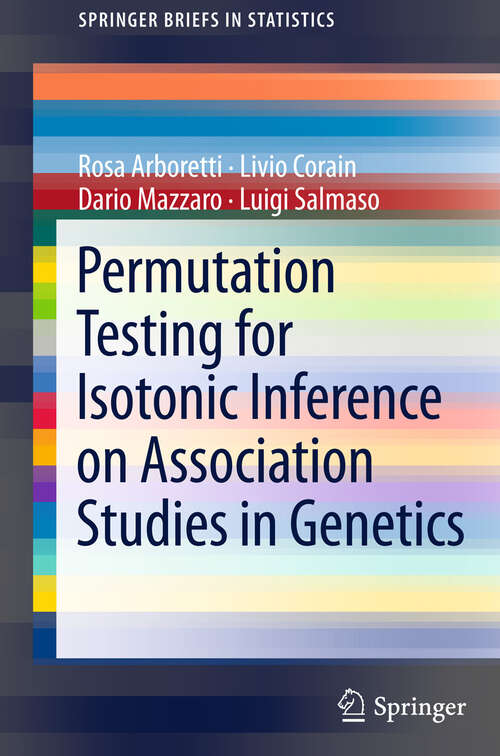 Book cover of Permutation Testing for Isotonic Inference on Association Studies in Genetics