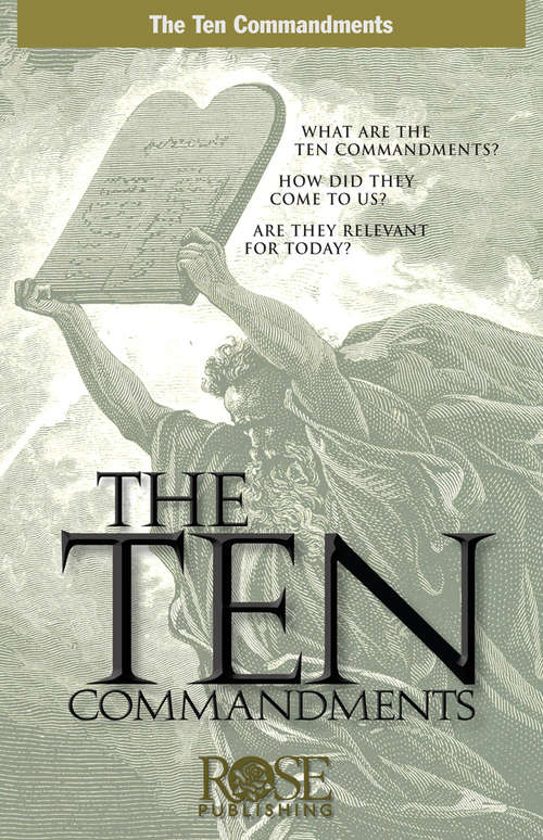 Book cover of The Ten Commandments