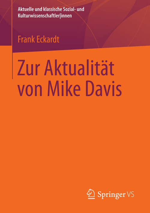 Book cover of Zur Aktualität von Mike Davis