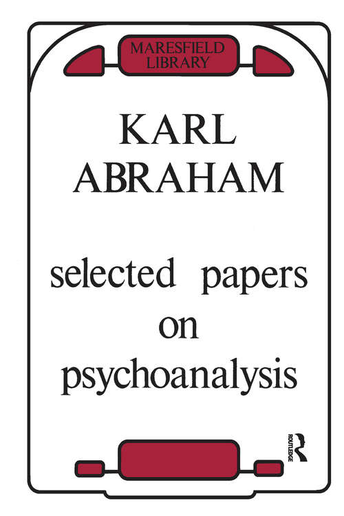 Book cover of Selected Papers on Psychoanalysis