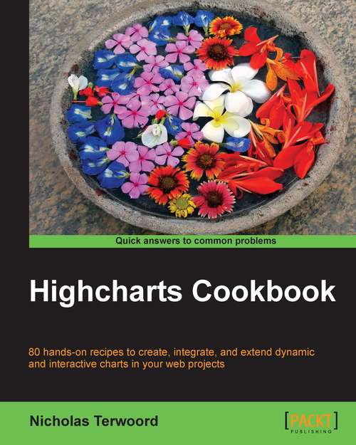Book cover of Highcharts Cookbook
