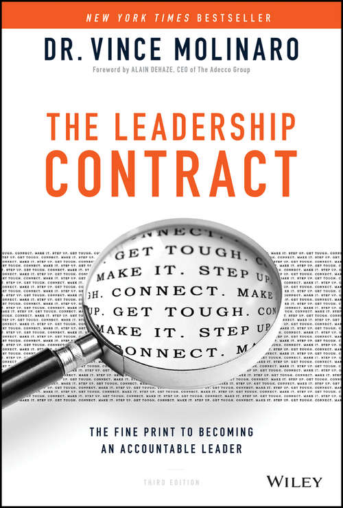 Book cover of The Leadership Contract: The Fine Print to Becoming an Accountable Leader