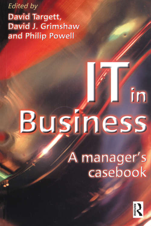 Book cover of IT in Business: A Manager's Casebook