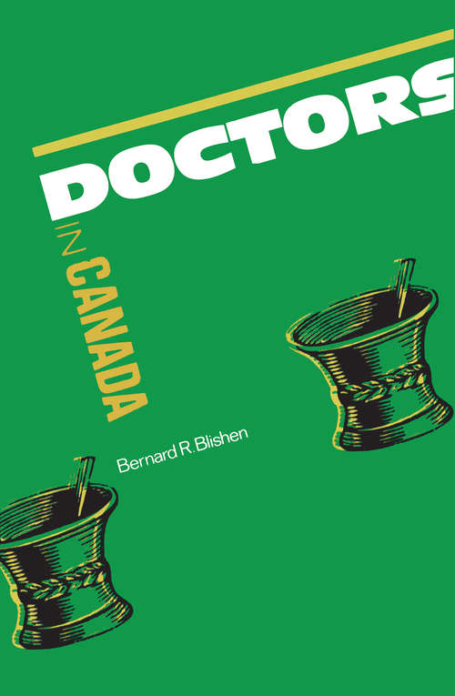 Book cover of Doctors in Canada