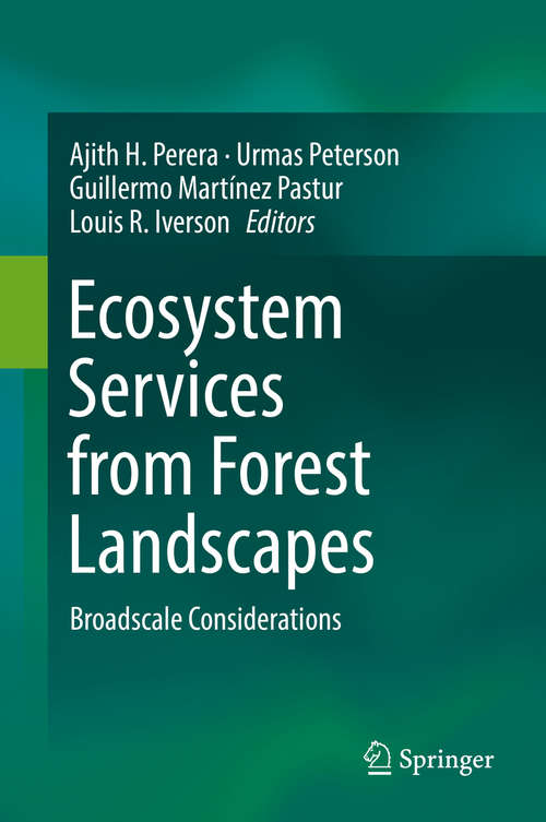 Book cover of Ecosystem Services from Forest Landscapes: Broadscale Considerations (1st ed. 2018)