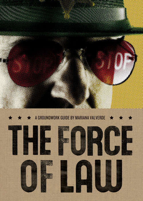 Book cover of The Force of Law: A Groundwork Guide (Groundwork Guides)
