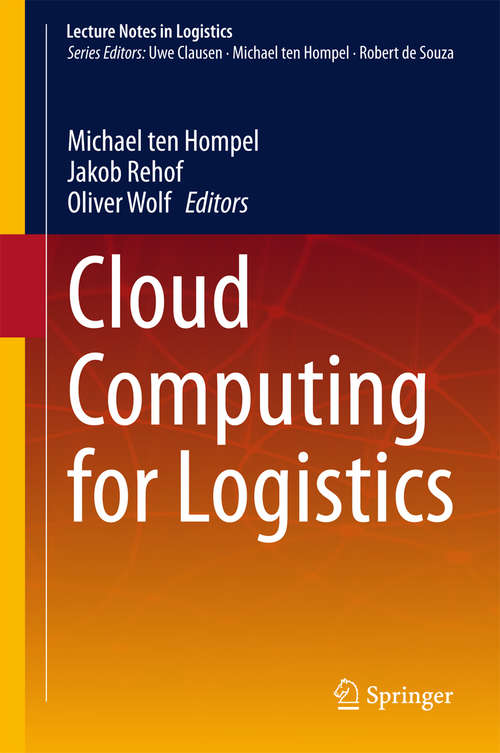 Book cover of Cloud Computing for Logistics