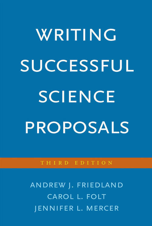 Book cover of Writing Successful Science Proposals: Third Edition