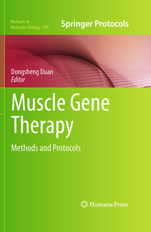 Book cover of Muscle Gene Therapy
