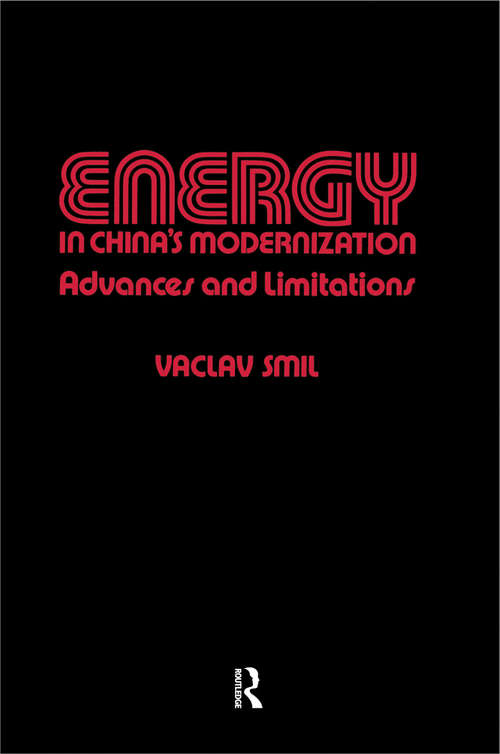 Book cover of Energy in China's Modernization