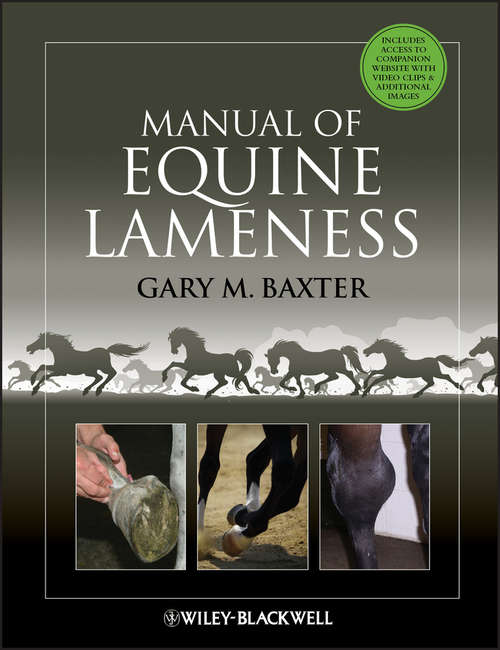 Book cover of Manual of Equine Lameness