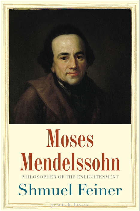 Book cover of Moses Mendelssohn Sage of Modernity