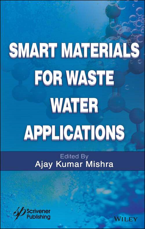 Book cover of Smart Materials for Waste Water Applications