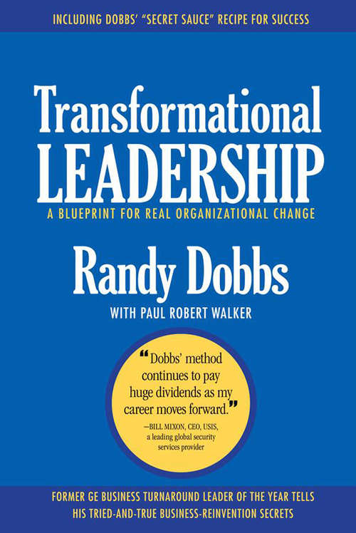 Book cover of Transformational Leadership: A Blueprint for Real Organizational Change
