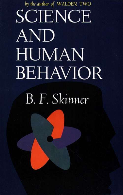 Book cover of Science And Human Behavior