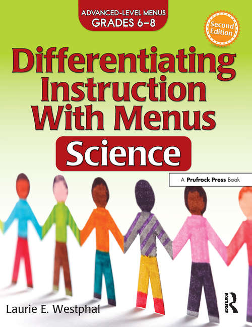 Book cover of Differentiating Instruction With Menus: Science (Grades 6-8)